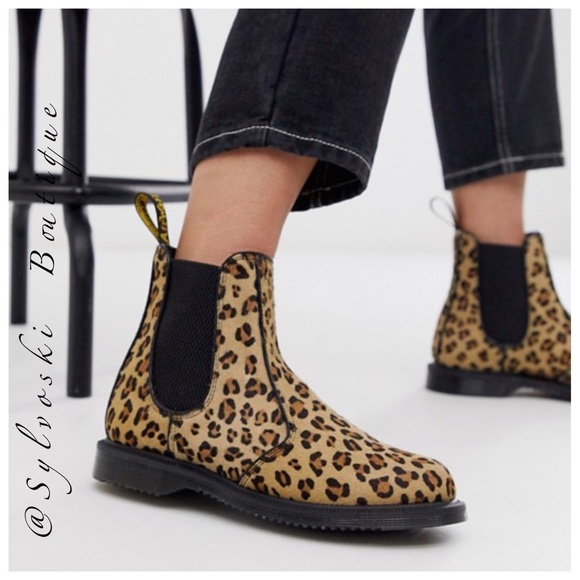 Dr. Martens Shoes - 🔥Dr. Martens Flora Hair On Kensington 🐆NWT